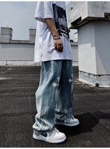 クロスデザインルーズデニム