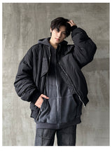 キルティングフライトジャケットブルゾン